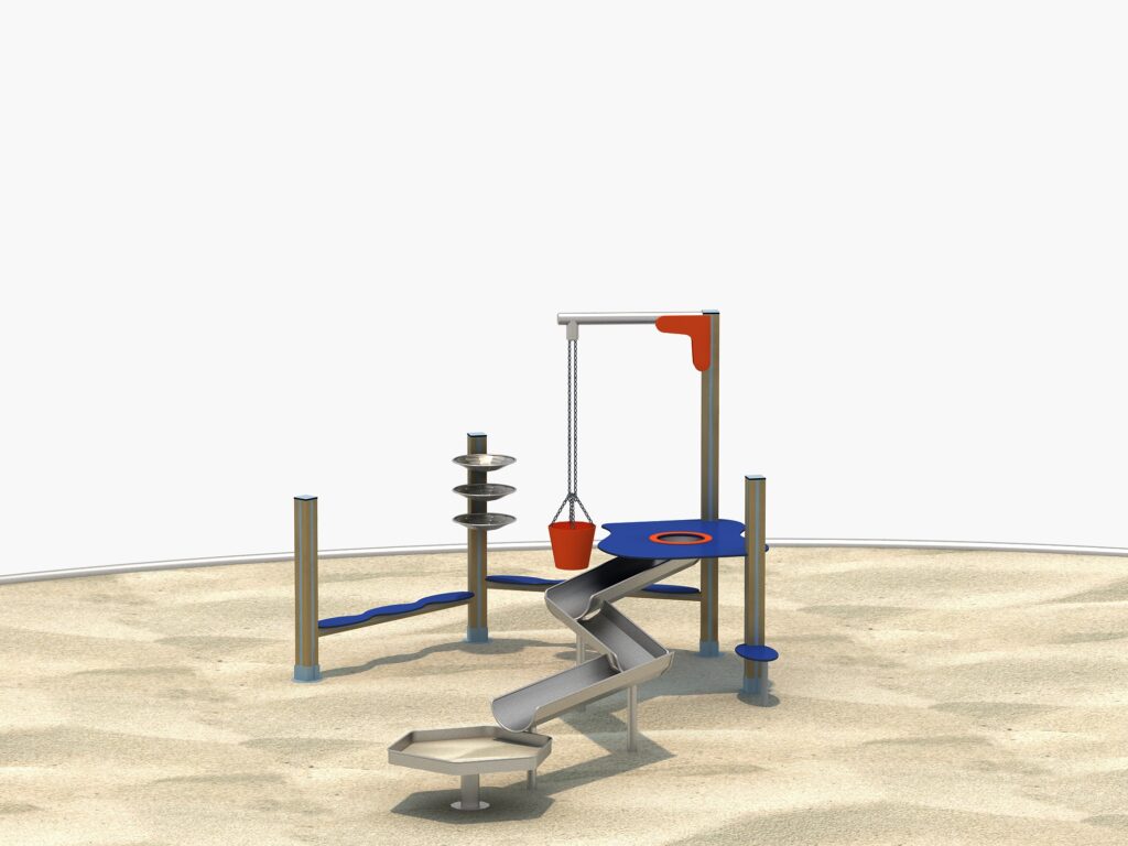 منطقة لعب مائية تفاعلية